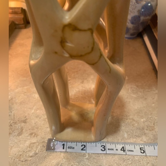 African Abstract Soap Stone Art LOVERS Sculpture Figurine from KENYA - Picture 6 of 7
